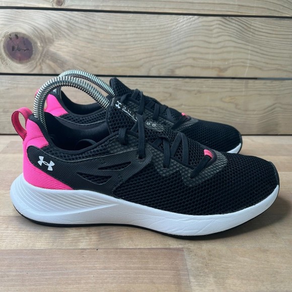 Under armour chraged breathe trainer 2 Black womens size 7.5 - Picture 1 of 8